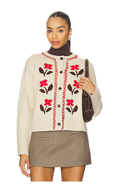 Rails Mavie Sweater in Carmine Floral from Revolve.com | Revolve Clothing (Global)