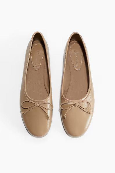 H & M - Ballet pumps - Beige | H&M (UK, MY, IN, SG, PH, TW, HK)