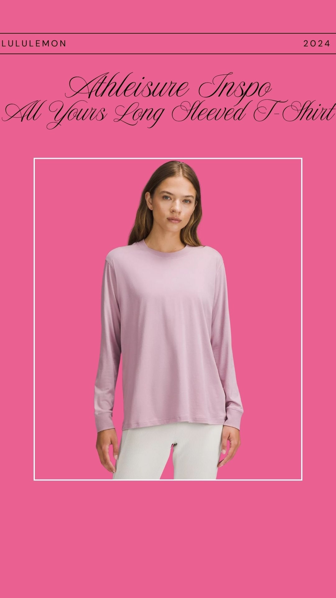 A basic long sleeved tee is always a good idea! Definitely a more oversized fit so size down if you want more of a tapered look! Comes in a handful of colors but the "rose blush" is HOT this season!

Fit4Janine, Athleisure, Lululemon

#LTKFindsUnder100 #LTKStyleTip #LTKActive