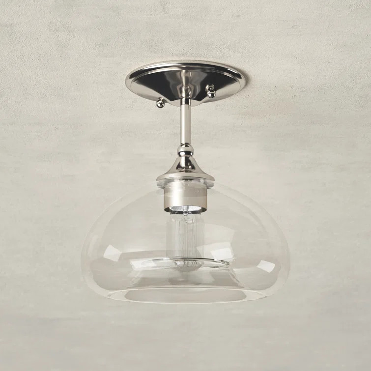 Lani Glass Semi Flush Mount | Wayfair North America