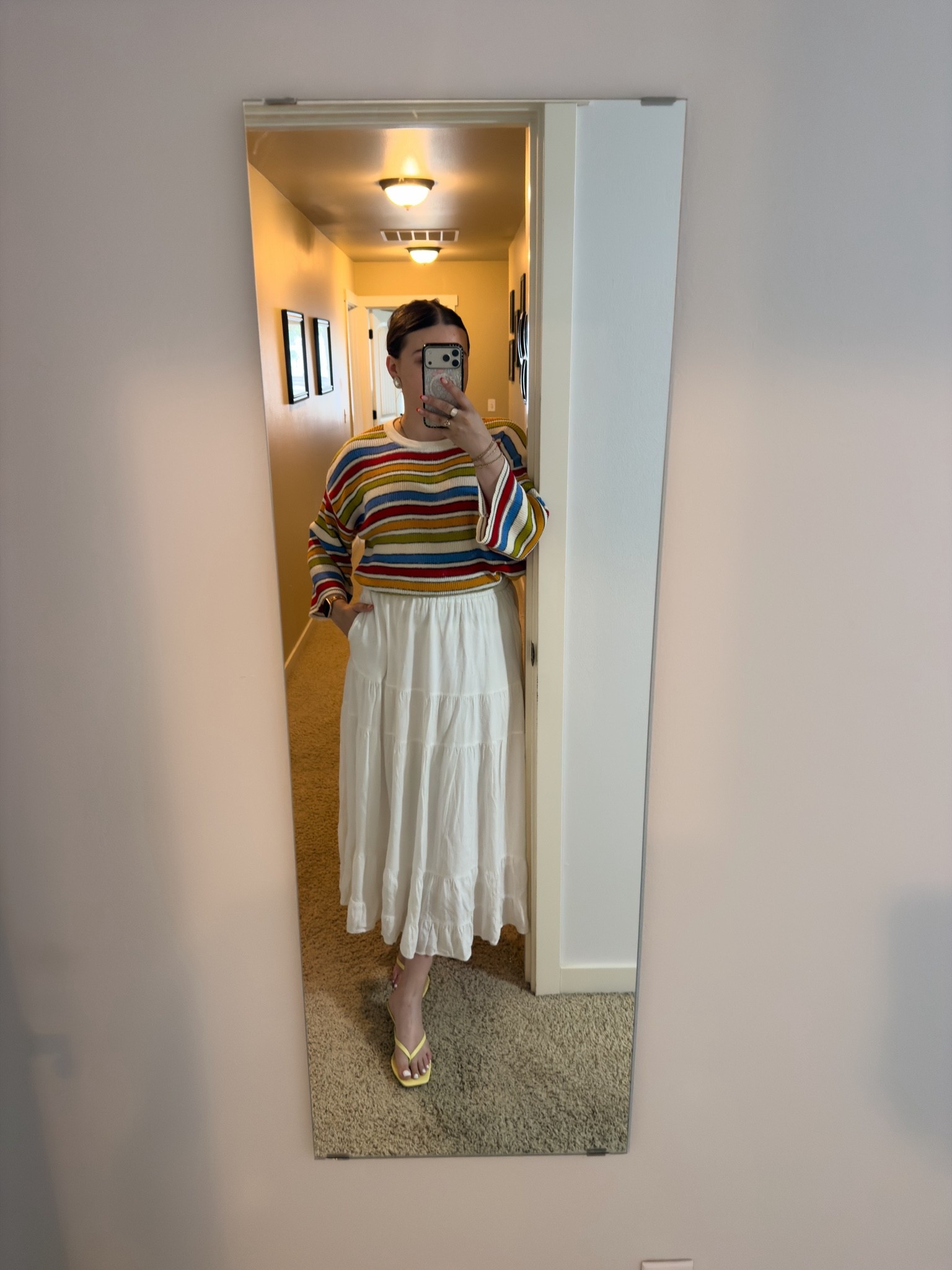 Sunday best for church! Absolutely love how this turned out it was the perfect transition into fall 🤎

I’m wearing a L sweater and skirt with size 9 sandals

#LTKdayinmylife #LTKootd #LTKMidsize