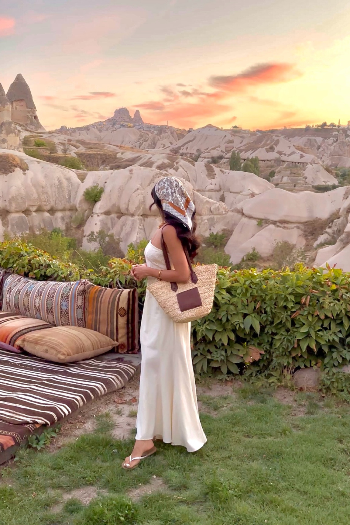 My favorite outfit from my trip to Cappadocia that was breezy and perfect to wear all day long in the hot weather.

Fall outfit, dress, neutral outfit, capsule wardrobe, Travel outfit, midi dress, vacation outfits, vacation, resort wear, strapless dress, vacation outfit, wedding guest dress, Midi skirt, two piece set, coord set, matching set, evening dress,  earrings, gold cuff, gold bracelet

#LTKFallSale
#LTKShoeCrush #LTKItBag #LTKStyleTip 

#LTKSeasonal #LTKSaleAlert #LTKTravel #LTKFindsUnder50 #LTKFindsUnder100 #LTKOver40 #LTKU