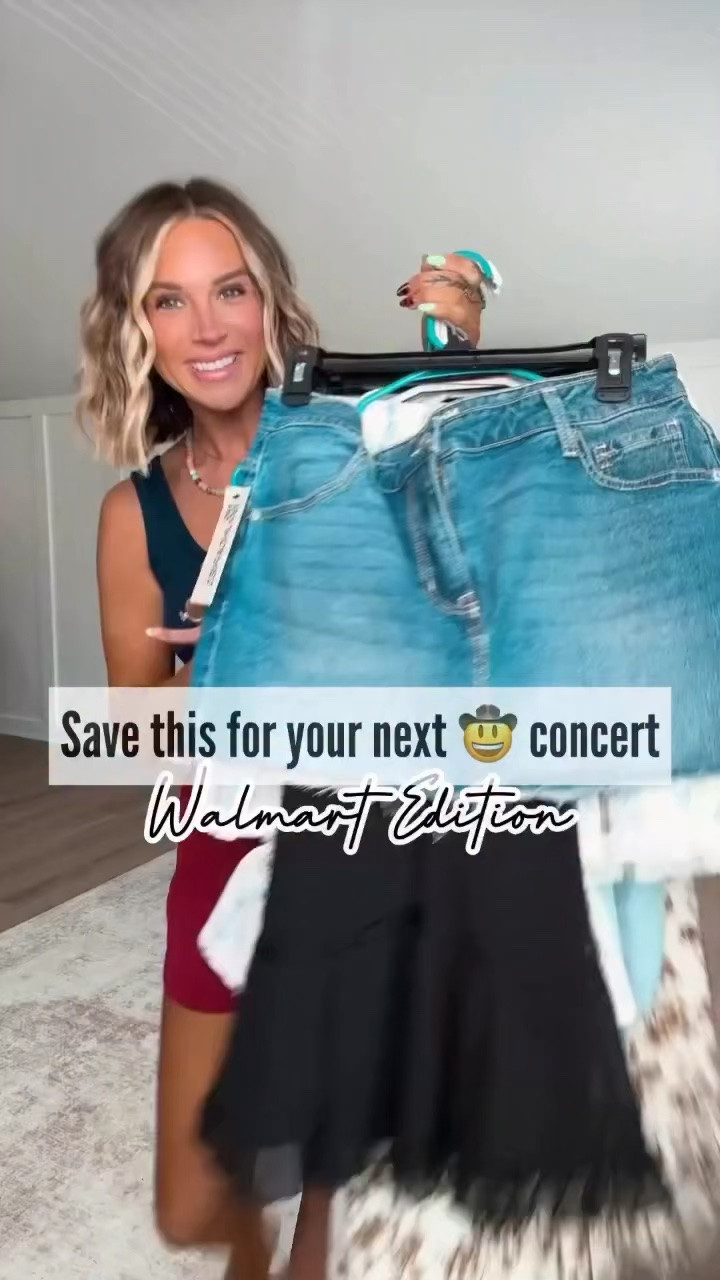 These outfits are giving effortless country chic without the expensive price tag. From denim and graphic tees to flowy dresses and matching sets, these looks are perfect for concerts, girls trips, and every “what do I wear to Nashville?” moment 🎶 
I'm 5'6 139lbs wearing size small jumpsuit, small in all dresses and tops, small blue floral skirt, size M sparkly skirt, denim skirt, shorts, and denim jacket. My exact boots are sold out, so I'm also linking a similar pair I love  

 #LTKmomlife #LTKSeasonal #LTKTravel