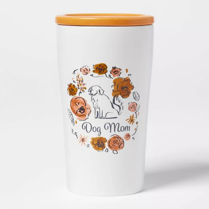 10oz Stoneware Dog Mom Tumbler with Lid - Opalhouse™ | Target