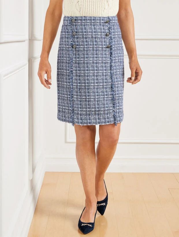 Americana Tweed A-Line Skirt | Talbots