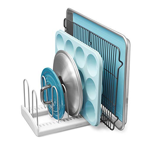 YouCopia StoreMore Adjustable Pan and Lid Rack, Pot Lids and Pans Organizer for Kitchen Cabinet Storage, Classic Edition | Amazon (US)