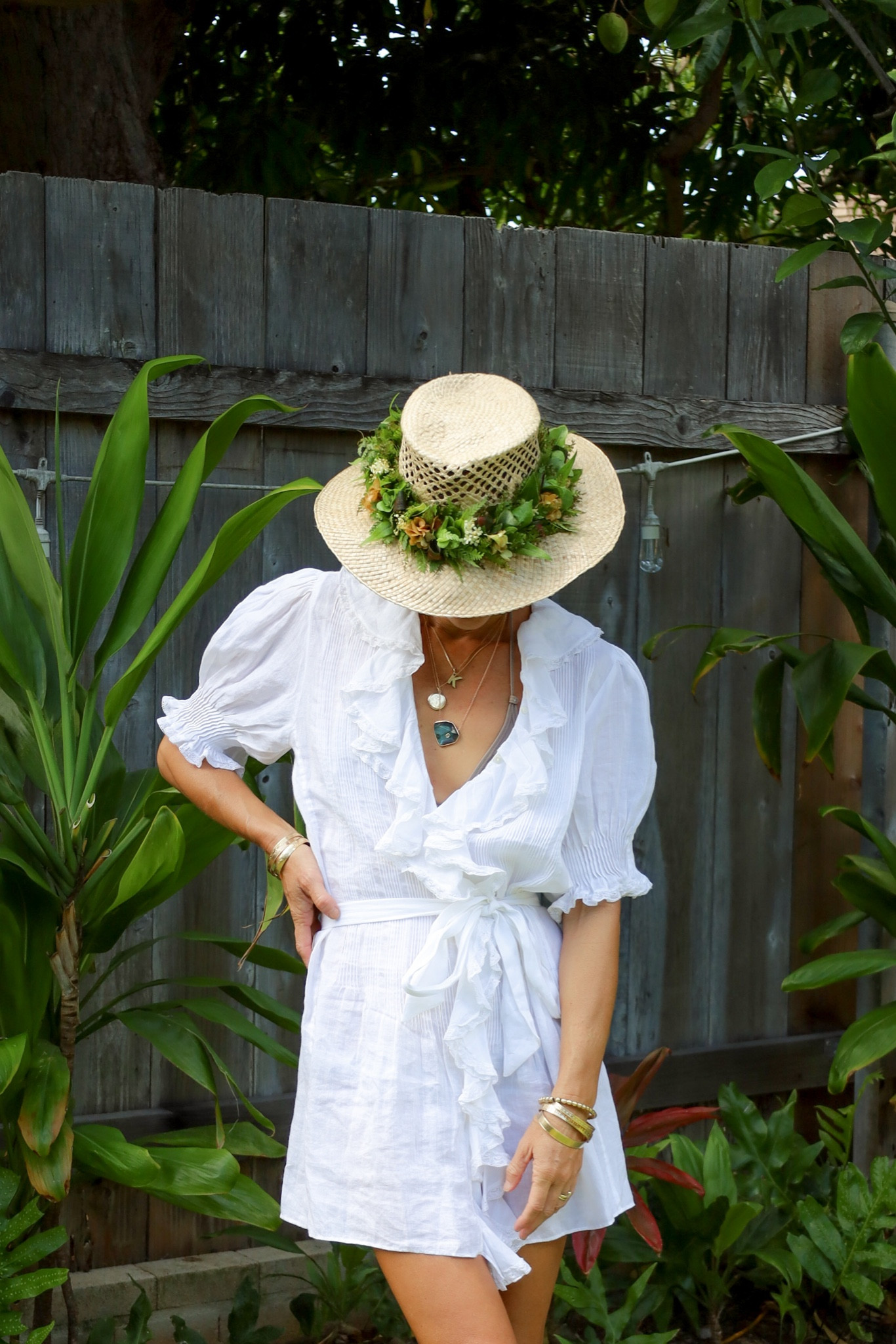 White mini dress by Dôen

#LTKstyletip