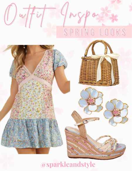 Outfit Inspo: Spring Looks 🌸

This pink, blue, and yellow colorblock floral print dress is so adorable! These pink, blue, and yellow floral espadrille wedges are gorgeous and match the dress perfectly! I paired it with these cute pink and blue flower stud earrings and a darling rattan/bamboo bag with a white ribbon detail! 🩷💛💙

spring outfits, spring looks, spring dresses, spring fashion, spring styles, spring wedding guest outfit, spring wedding guest dress

#LTKfindsunder100 #LTKshoecrush #LTKitbag