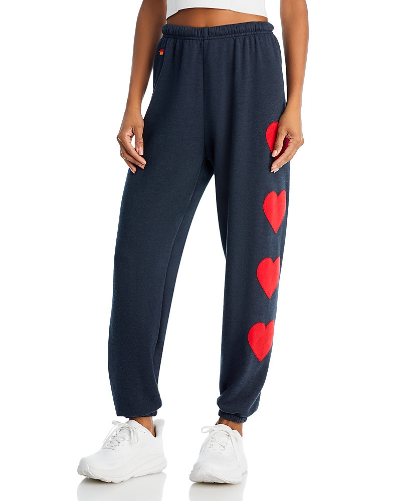 Aviator Nation Heart Stitch Sweatpants | Bloomingdale's (US)