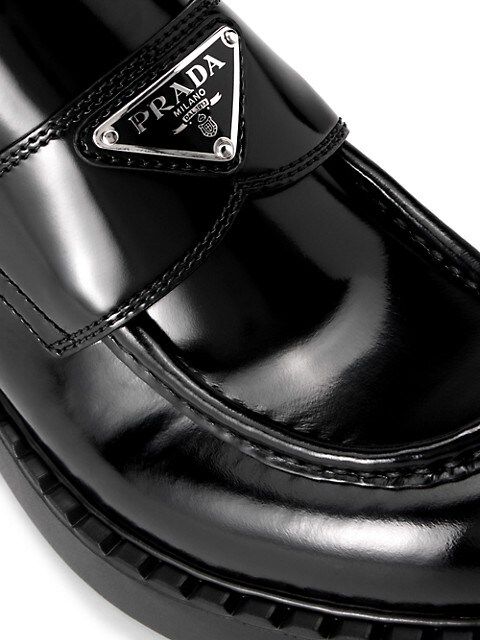Logo Leather Loafers | Saks Fifth Avenue