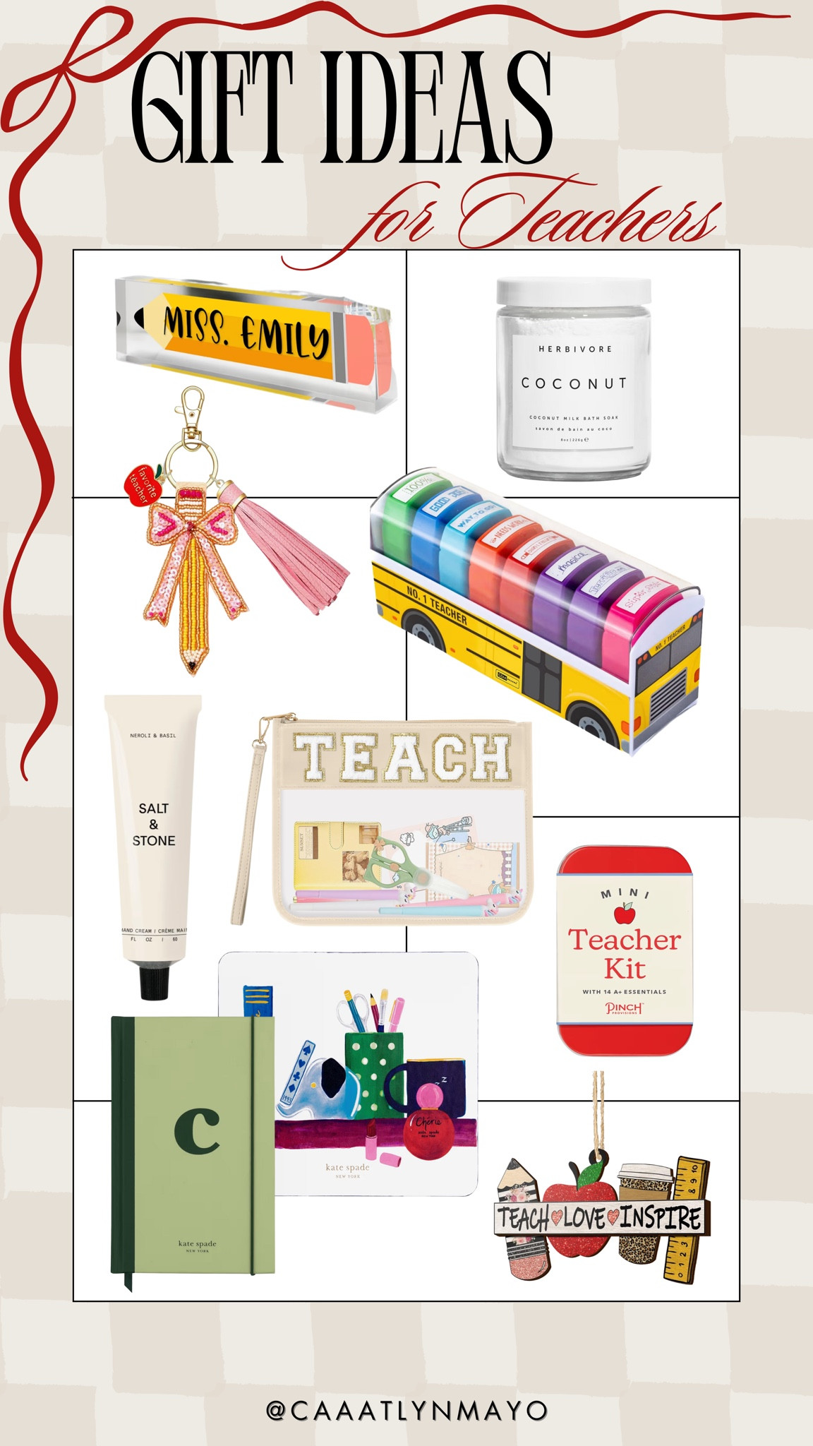 The cutest teacher gift ideas! Mix & Match! #founditonamazon #giftideas #tearcher

#LTKGiftGuide #LTKHoliday #LTKFindsUnder50