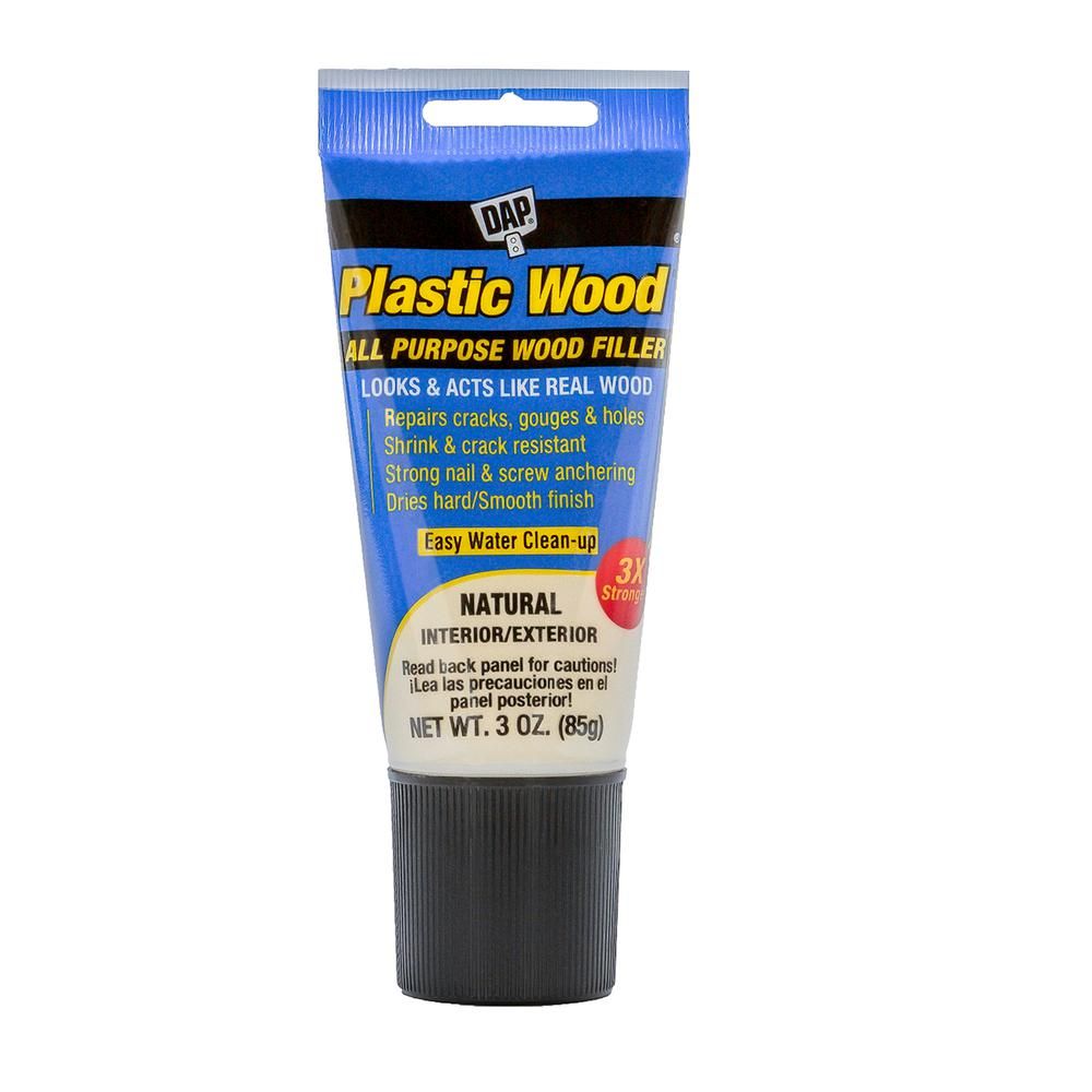 DAP Plastic Wood 3 oz. Natural Latex Wood Filler-00580 - The Home Depot | The Home Depot
