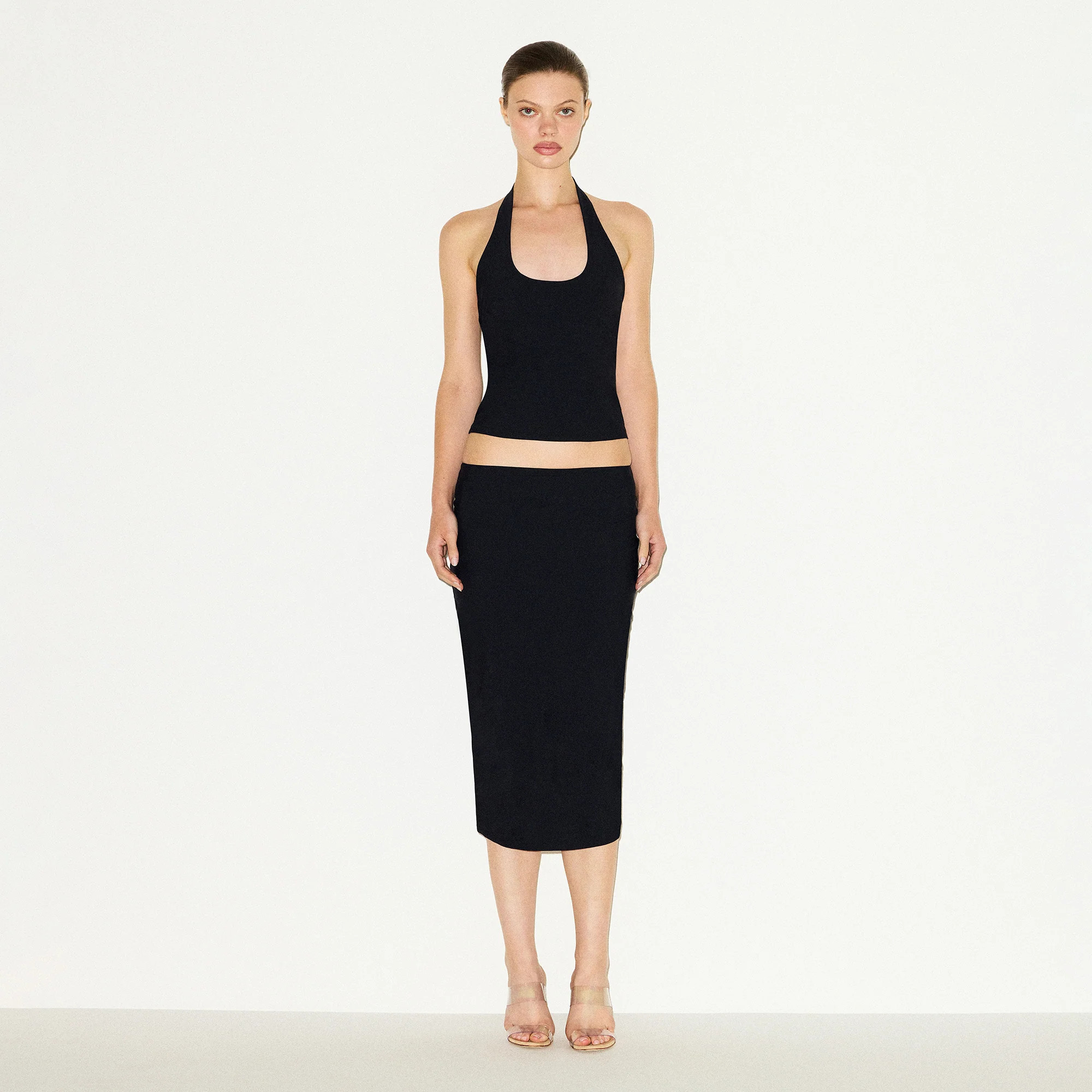 SKIMS Halter Top | Black | 3XL | Cling Matte | SKIMS (US)