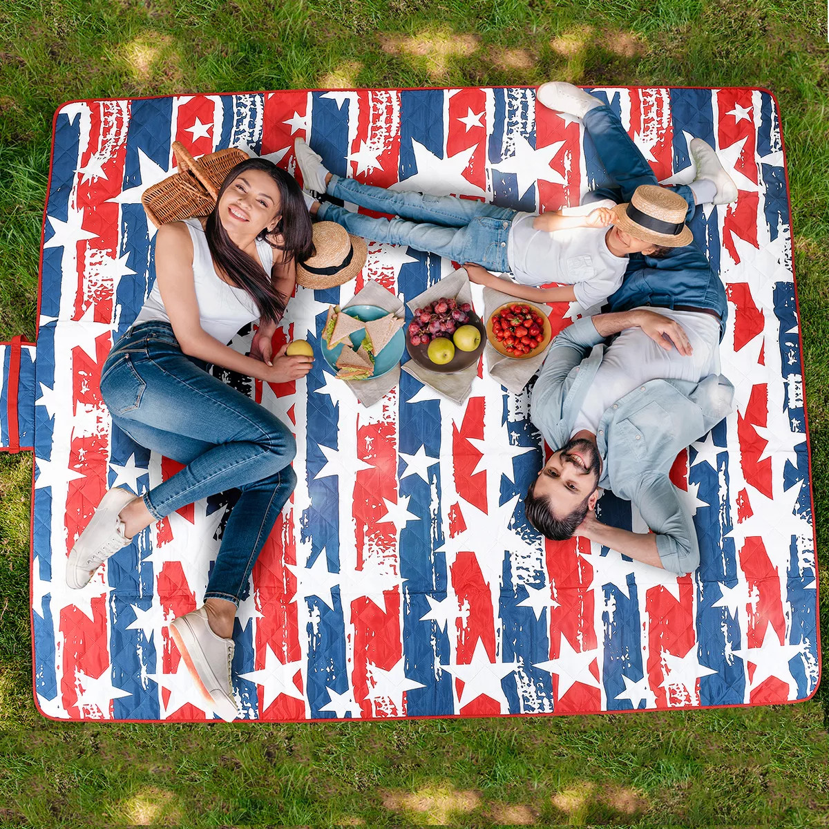 Tirrinia 70''X80'' Extra Large Picnic Blanket, Waterproof Lightweight Portable Outdoor Mat for Fa... | Target