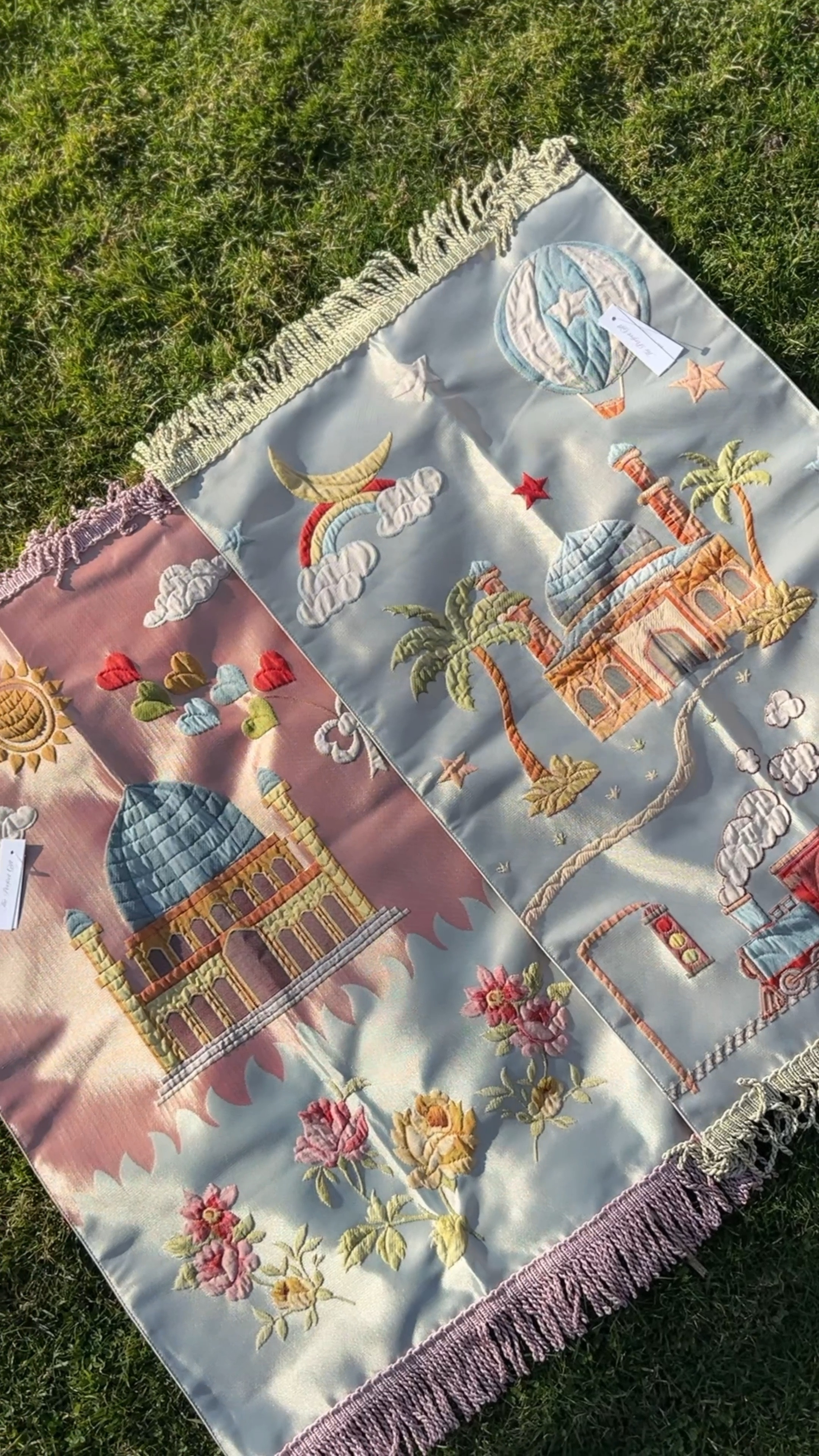 Luxurious heirloom Ramadan Eid Kids prayer mats for boys and girls 🕌🚂🌙

#LTKkids #LTKfamily #LTKbaby