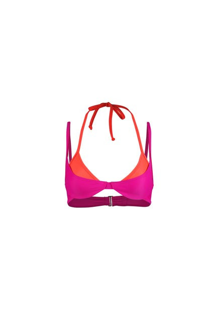 Double Layer Top (Fuchsia/Orange) | SAME