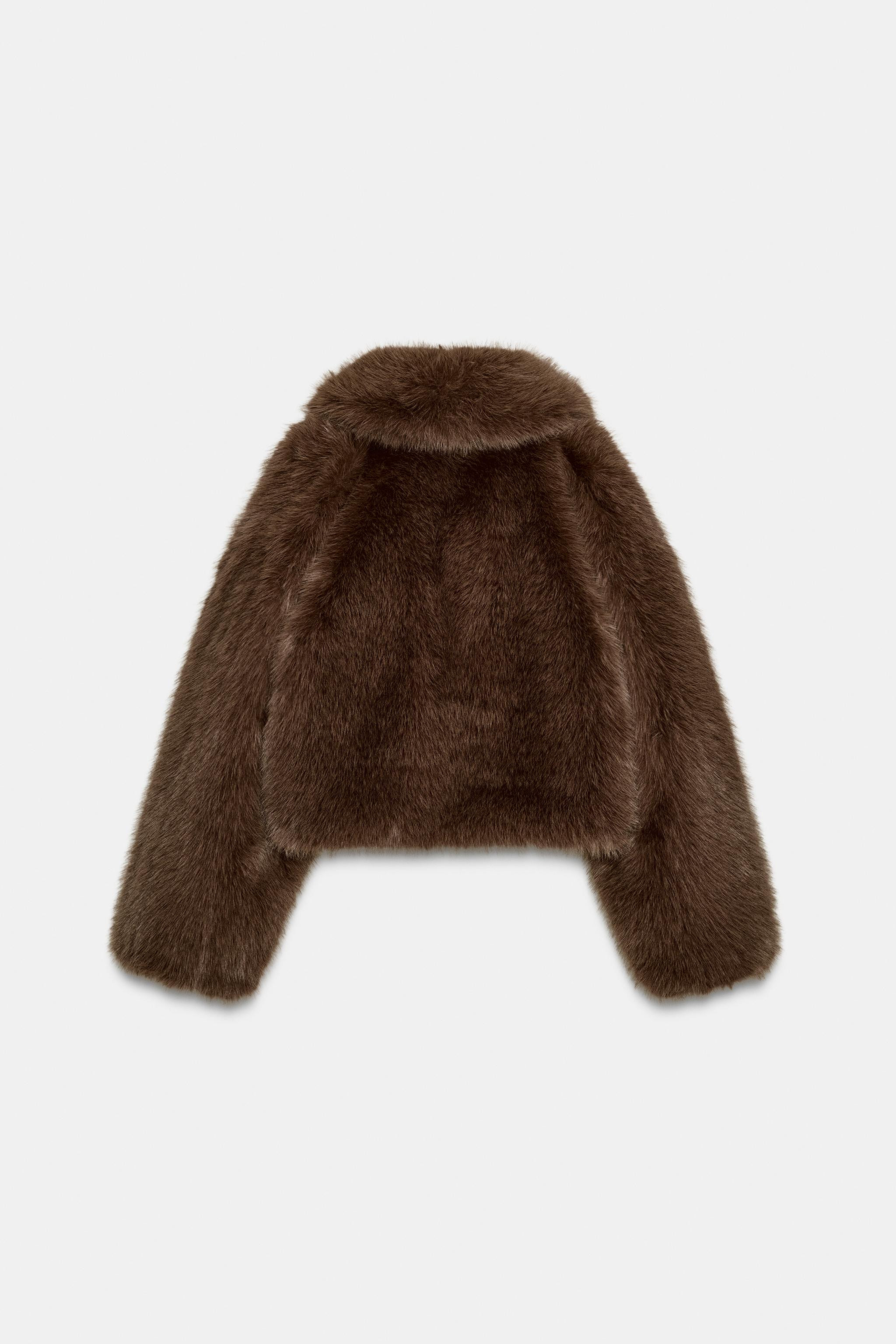 SHORT FAUX FUR COAT | Zara UK