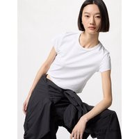 Uniqlo - Airism Soft Cropped T-shirt - White | UNIQLO (UK)