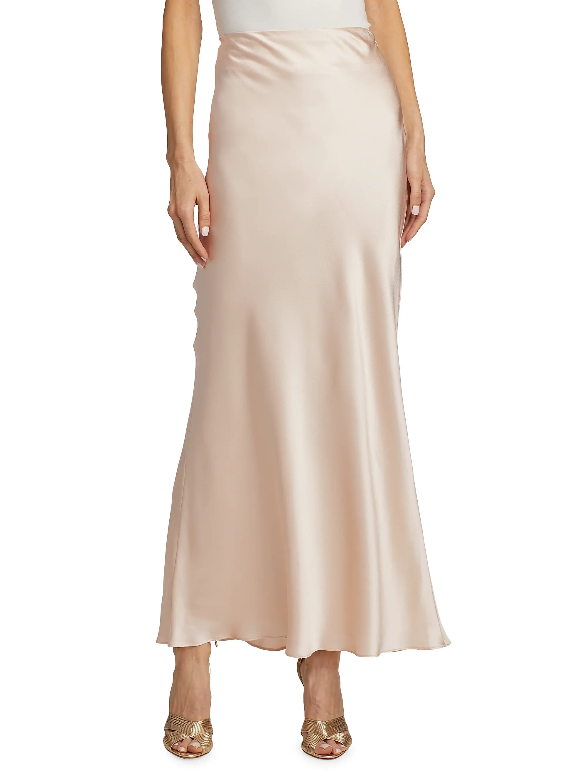 The Sei Bias Satin Silk Maxi Skirt | Saks Fifth Avenue | Saks Fifth Avenue