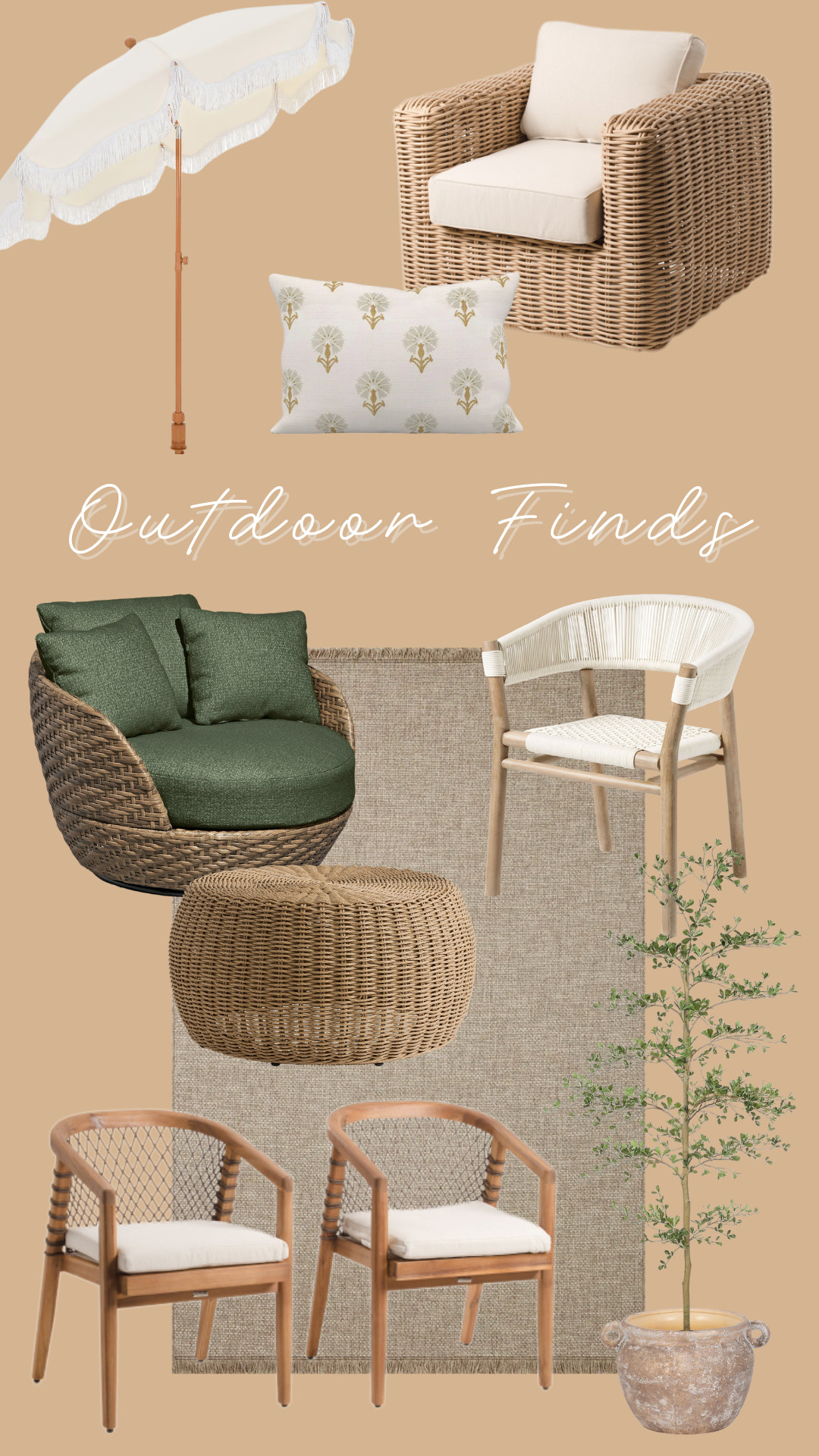 Outdoor Finds!

furniture, home decor, outdoor furniture #Walmart #Wayfair #Target #Amazon #WorldMarket #TJMaxx 

 #LTKHome #LTKSaleAlert