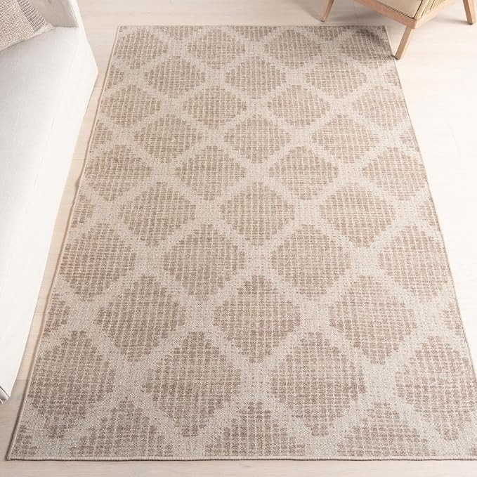 nuLOOM Katana Trellis 7'6" x 9'6" Machine Washable Wool Area Rug for Living Room Bedroom Dining R... | Amazon (US)