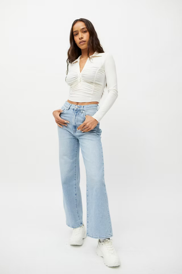 BDG High & Wide Jean - Light Denim | Urban Outfitters (US and RoW)