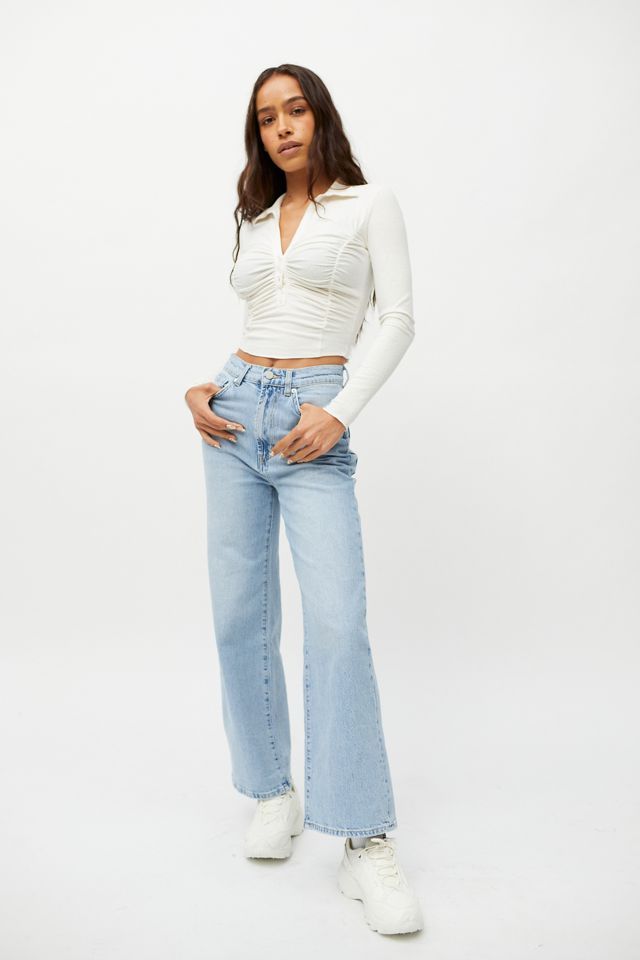BDG High & Wide Jean - Light Denim | Urban Outfitters (US and RoW)