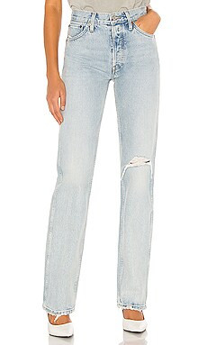 RE/DONE Originals 90s High Rise Loose in Light Worn 7 from Revolve.com | Revolve Clothing (Global)