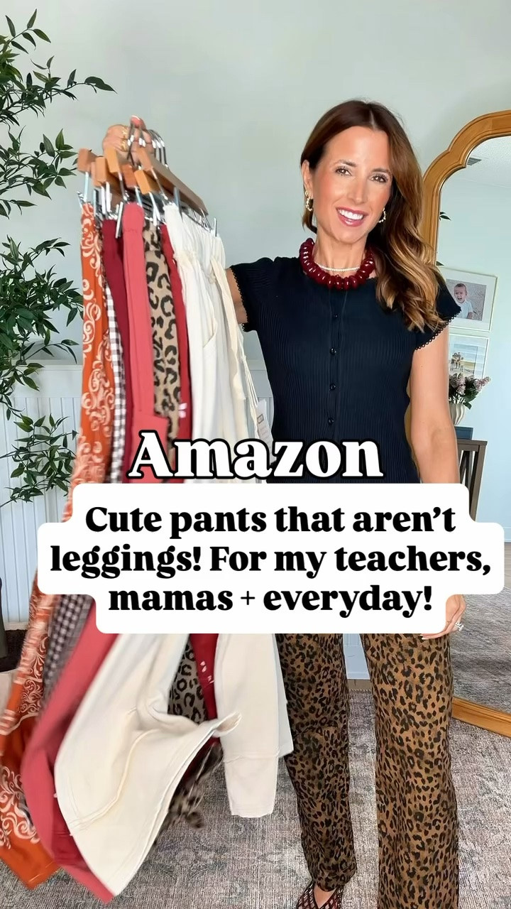 Fall outfits. Fall style. Mom outfits. Teacher outfits. Everyday outfits. Cute Amazon pants that aren’t leggings! Travel outfits. Wearing smallest size in pants and tops. I am 5’3. Braided purse. Neutral ballet flats are TTS. Jelly ballet flats are whole sizes only and run a smidge big - I’m a 6.5 and sized down to a 6.

#LTKootd #LTKgrwm #LTKPetite