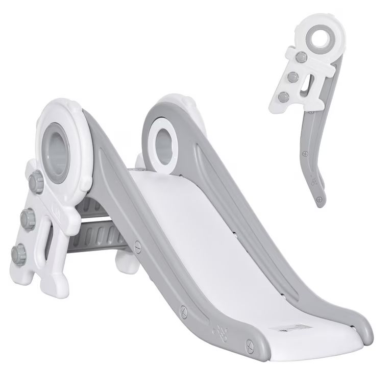 Qaba Folding Kids Slide, Small Freestanding Astronaut Climber for Ages 1-3 Years | Walmart (US)