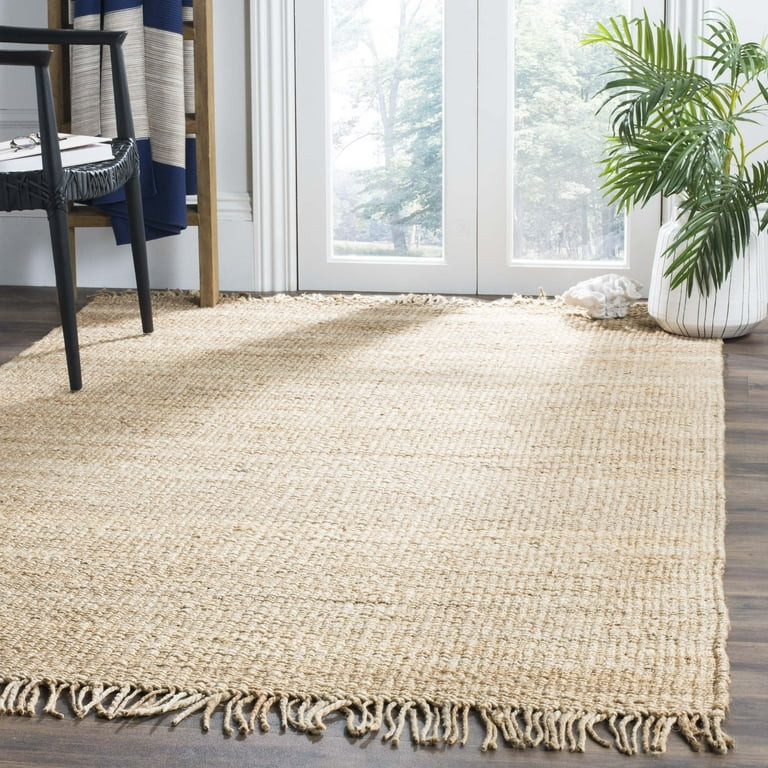 SAFAVIEH Natural Fiber Clara Braided Jute Area Rug, Natural, 6' x 6' Square | Walmart (US)