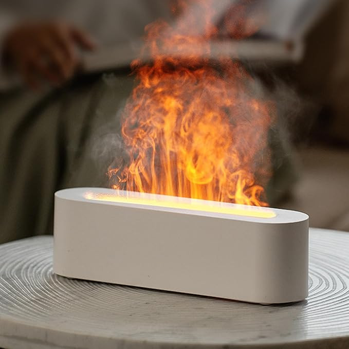 YALEDI Fireplace Flame Diffuser, Aromatherapy Essential Oil Diffuser, 150ml Cool Mist Ultrasonic ... | Amazon (US)