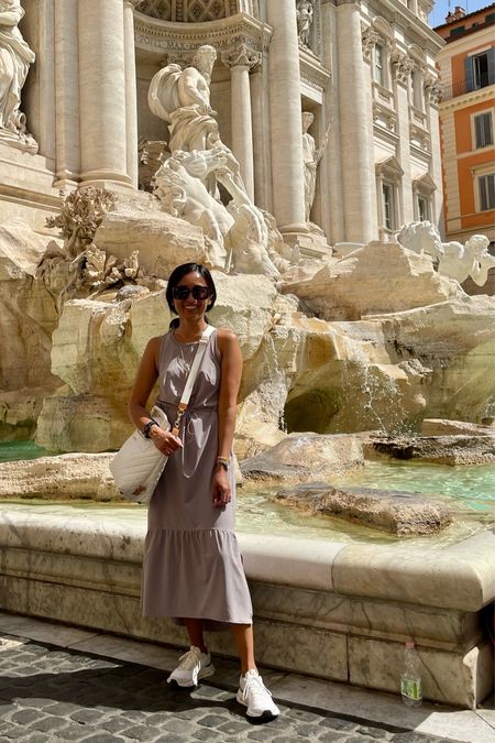 Italy. Europe. Summer dress. 
Athleisure dress. True to size or size down if in between. 
Sunglasses. 
Crossbody bag. Travel bag. Vacation. 
Sneakers. 


#LTKstyletip #LTKeurope #LTKtravel