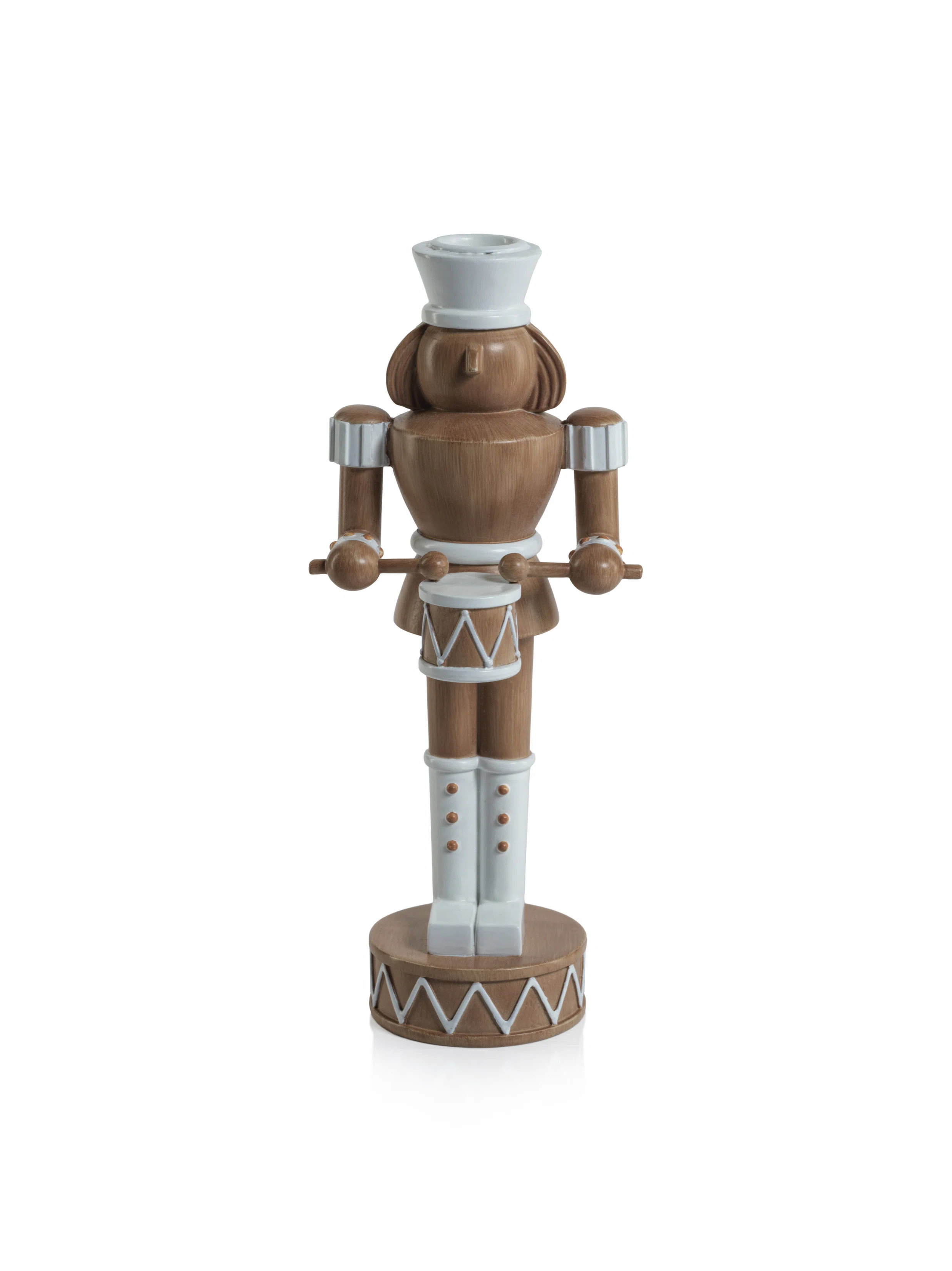 Heidelinde 9.75" Nutcracker with Drum Candlestick | Wayfair North America