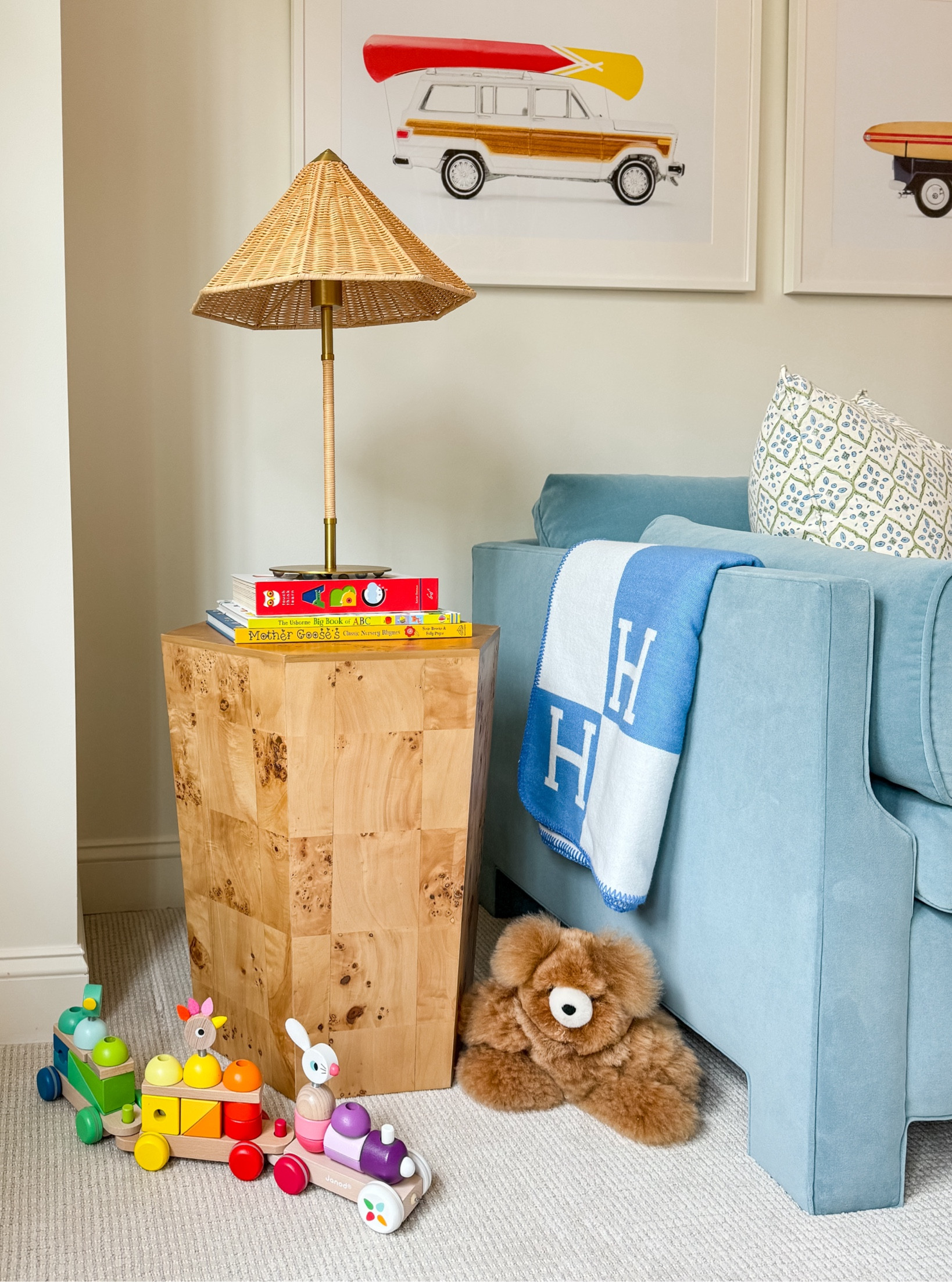 The cutest side tables for any space! The corners beside our sofa looked a little lonely - I love how much warmth they added to them! 


Side tables, decorating, living room furniture, playroom furniture decor, accent table, burled wood, kids furniture, playroom, rattan 

#LTKhome