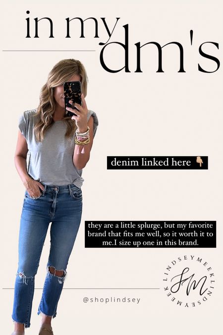 Mother insider crop denim. I size up one in this brand. 
