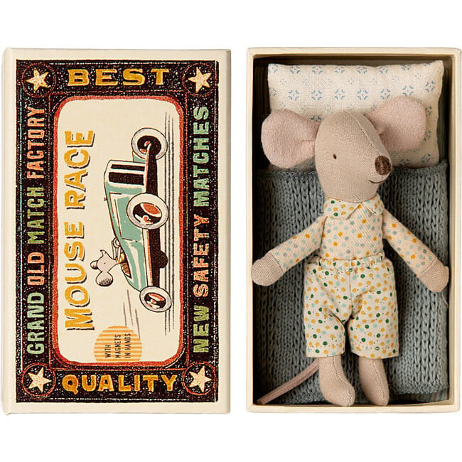 Little Brother, Mouse in Matchbox - Kids Toys | Maileg from Maisonette | Maisonette