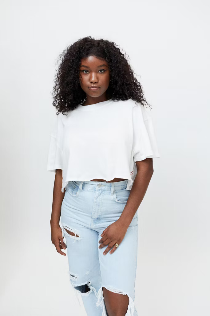 BDG Twin Flame Cropped Tee | Urban Outfitters (US and RoW)