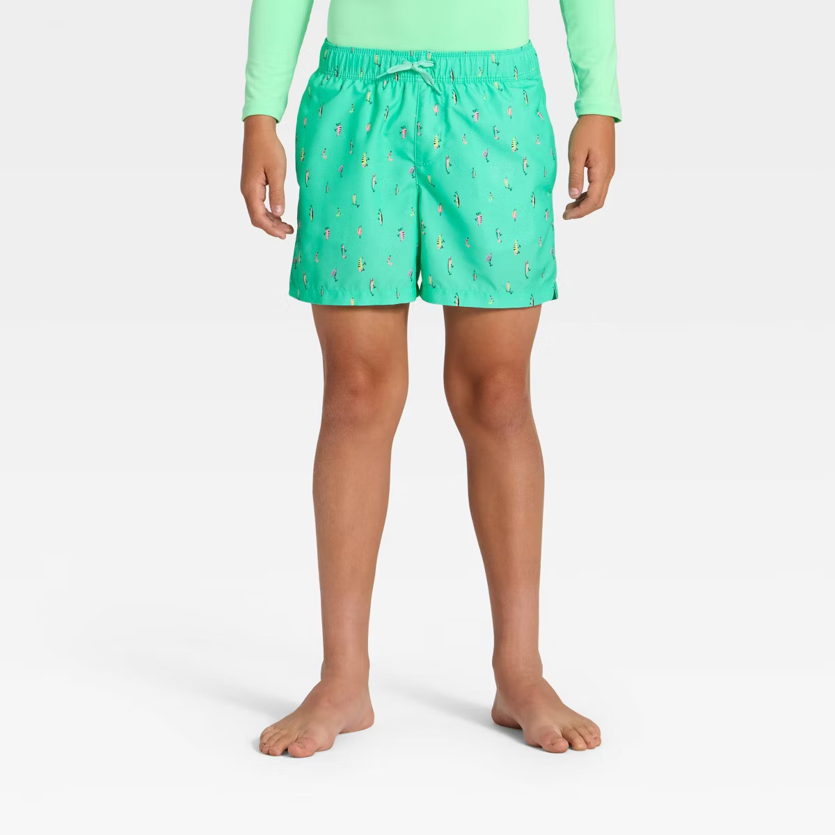 Boys' Swim Shorts - art class™ Aqua Splash M | Target