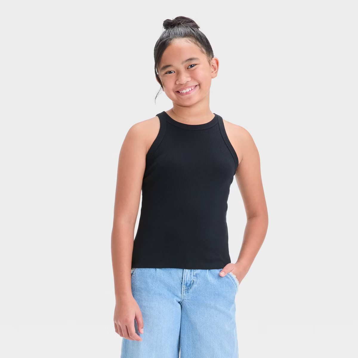 Girls' Ribbed Tank Top - Cat & Jack™ | Target