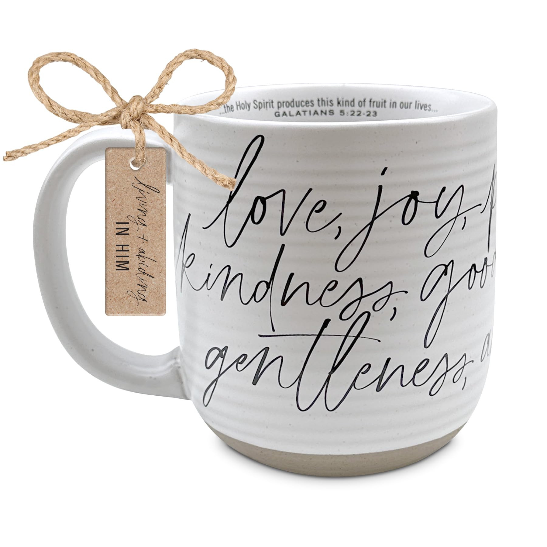 Lighthouse Christian Products Inspirational Coffee Cup Drinking Mug, 19 Ounce Ceramic, Fruit of t... | Amazon (US)