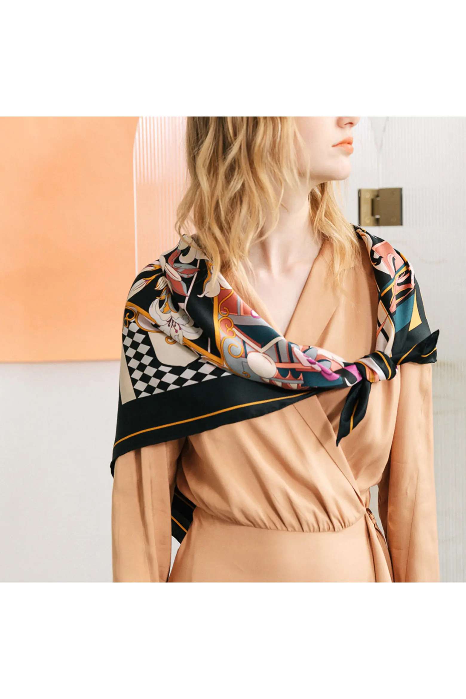 "Vintage Blooms" Large Silk Square Scarf (Women) | Nordstrom | Nordstrom