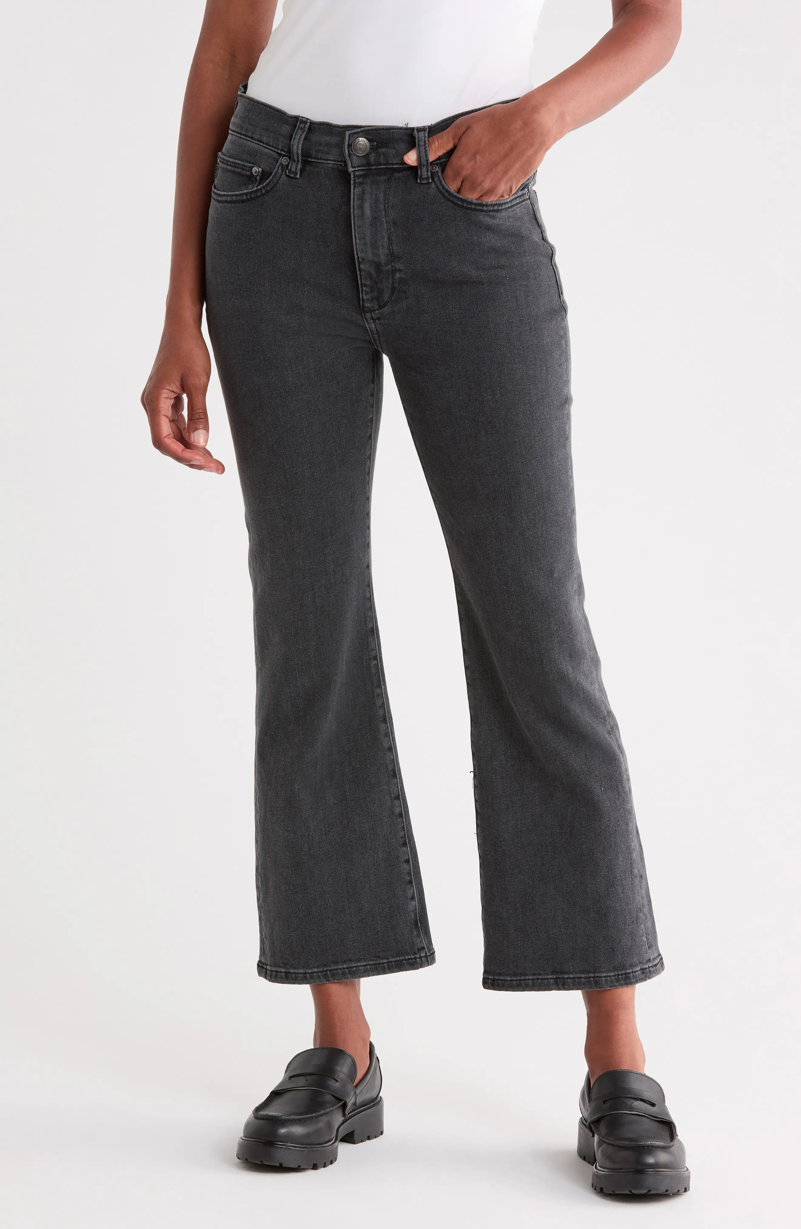 DL1961 Bridget High Waist Crop Bootcut Jeans in Nightshade at Nordstrom Rack, Size 27 | Nordstrom Rack
