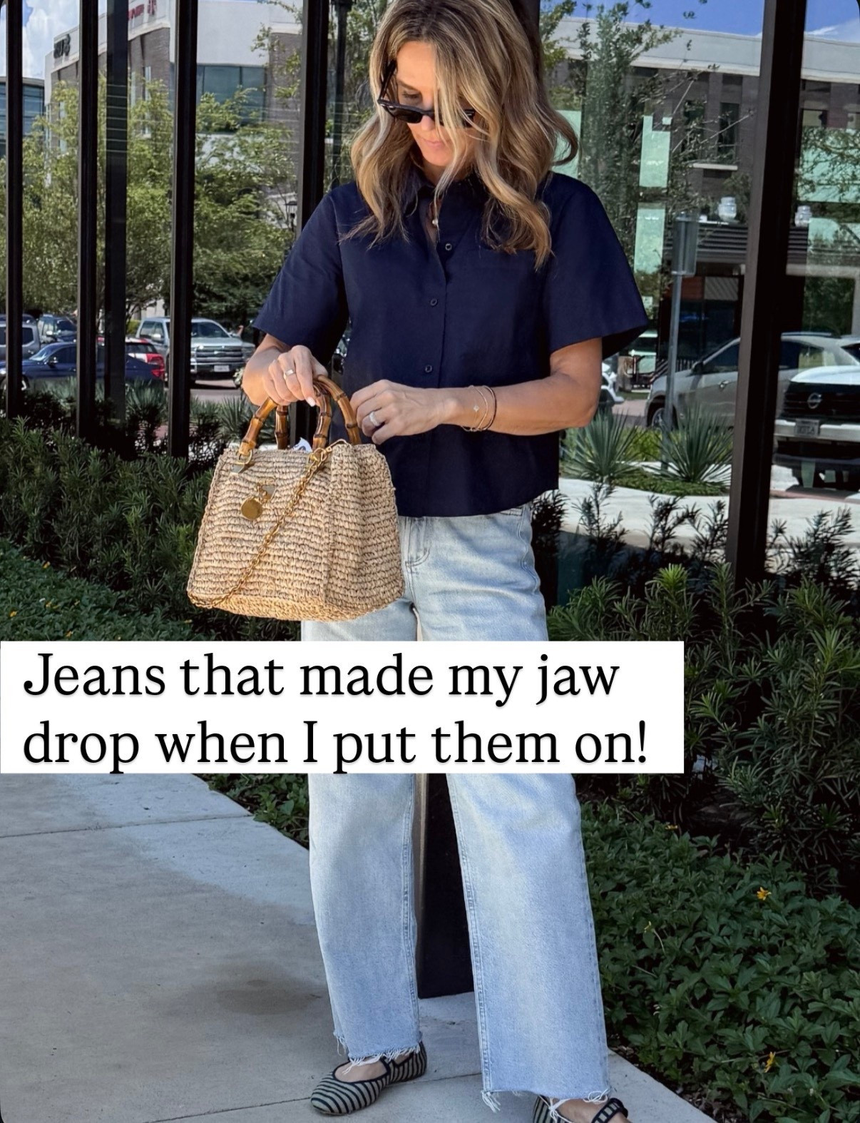 These jeans mold your torso! Booty lift! TTS

Linked a favorite  Jenni Kayne button up on sale. I wear XS 

Bag will be a constant this summer! 


#LTKootd #LTKSeasonal #LTKOver40