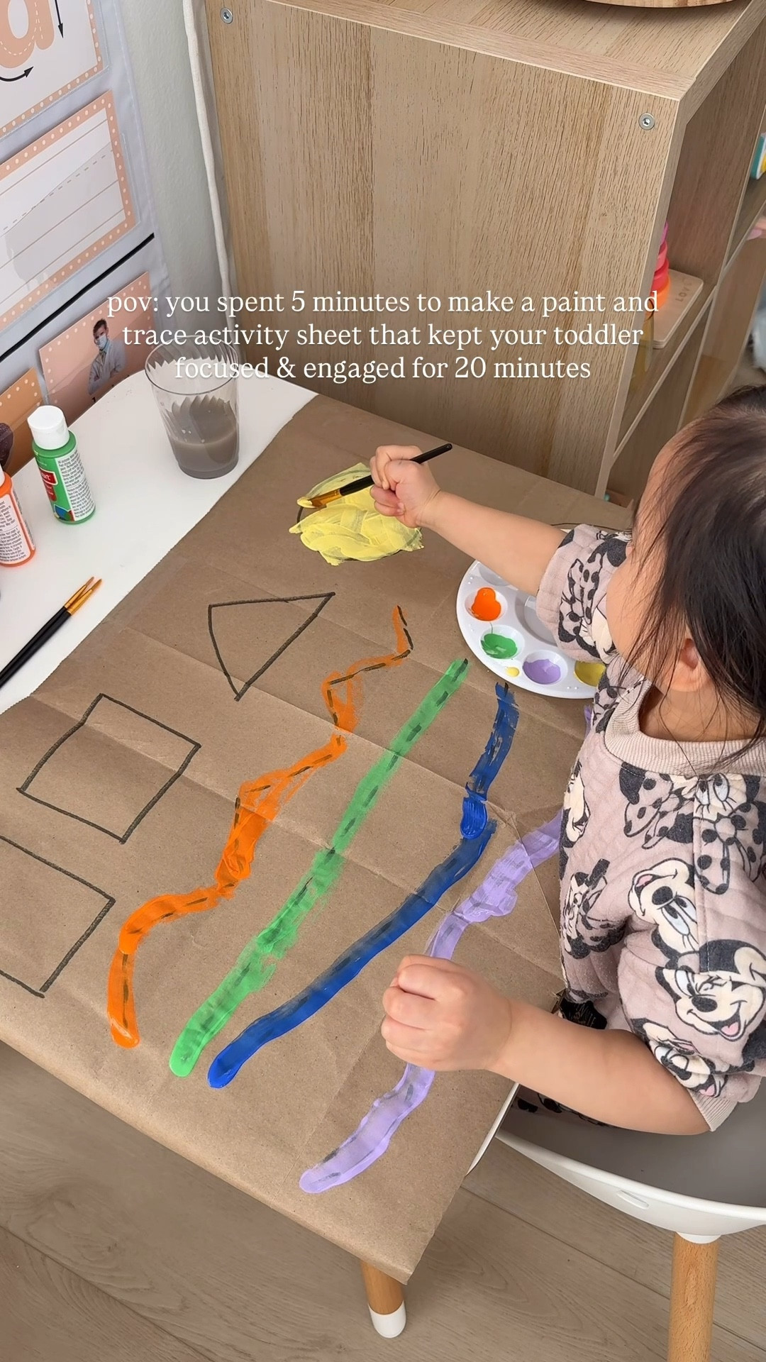 a fun budget friendly craft idea great for toddlers! i just used a brown paper bag :) it all gets thrown away anyways! #toddleractivities #toddlermom #momlife #crafts 

#LTKmorningroutine #LTKKids #LTKmomlife