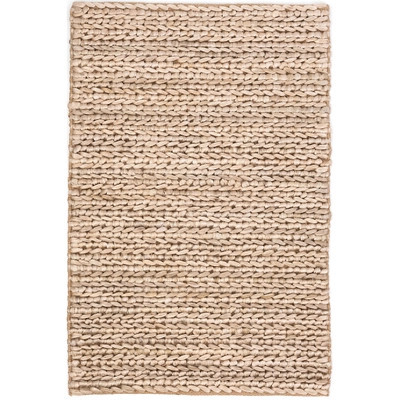 Jute Handwoven Bleached Oak Rug | Annie Selke