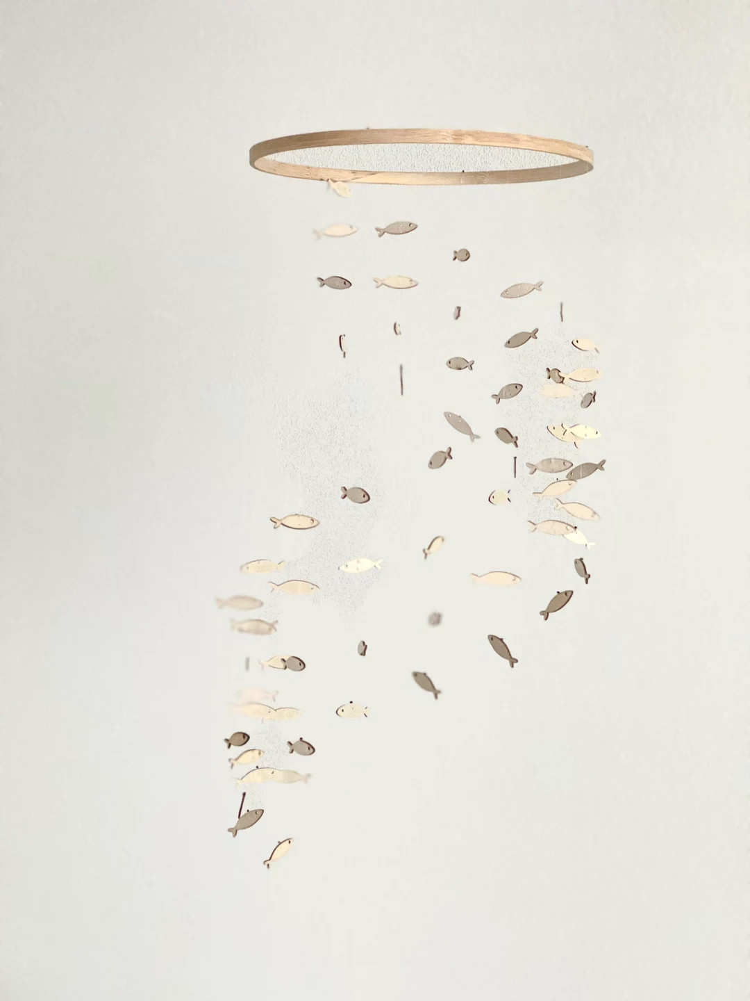 Wood Fish Baby Mobile Marine Crib Mobile Nursery Night Baby - Etsy | Etsy (US)