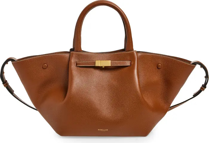New York Leather East/West Midi Tote | Nordstrom