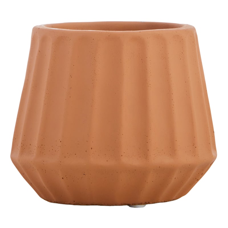 Indoor Terracotta Convex Planter, Small | At Home
