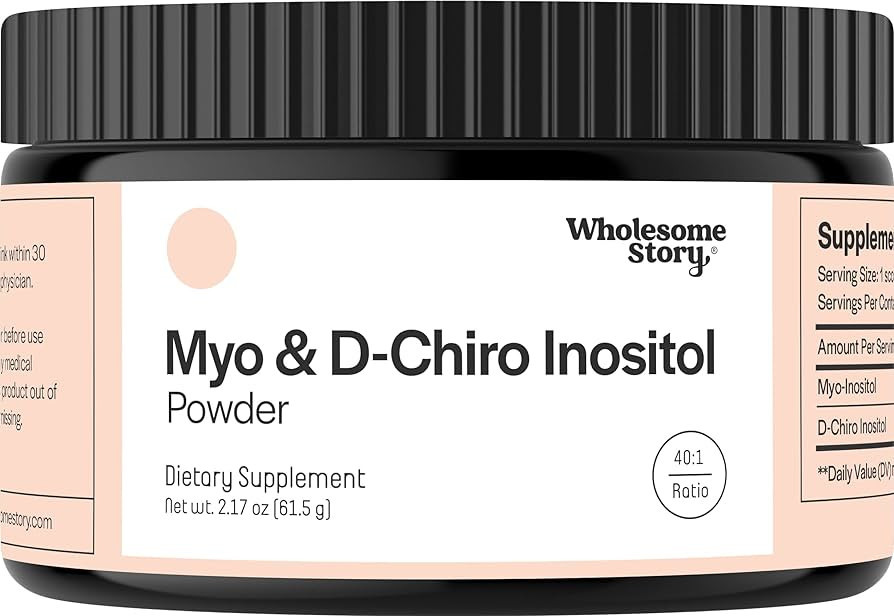 Inositol Supplement Powder | Myo-Inositol & D-Chiro Inositol | Hormonal Balance & Healthy Ovarian... | Amazon (US)
